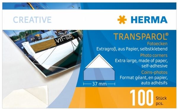 HERMA Transparol - Monteringshjørne x 100
