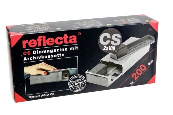 Reflecta Slide Magazine 2 x 100 - Lysbildeholder for projektor