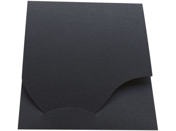 Daiber 16020, Envelope folder, Pahvi, Musta, Muotokuva, 1 taskua, 100 kpl