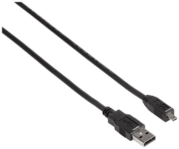 Hama - USB-kabel - USB (hann) til mini-USB Type B (hann) - 1.8 m - svart