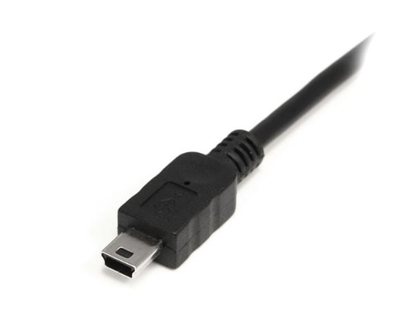 StarTech 0.5m Mini USB 2.0 Cable A to Mini B M/M - USB-kabel - USB (hann) til mini-USB type B (hann) - USB 2.0 - 50 cm - svart