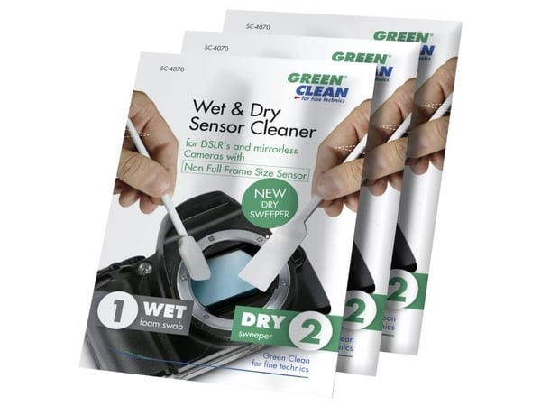Green Clean rengöringsset tryckluft + duk för apparater och kameror (SC-6200)