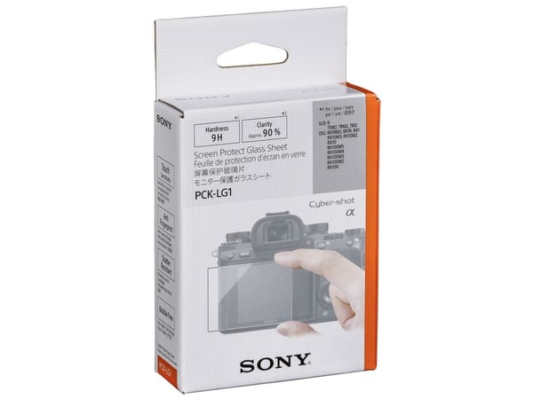 Sony PCK-LG1 - Skyddsanordning för LCD-skärm - för Cinema Line ILME-FX3; Cyber-shot DSC-RX10, RX100; VLOGCAM ZV-1G; a7C; a7R IV; a7s III