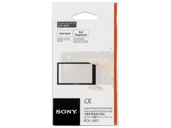 Sony PCK-LM17 - LCD-skjermbeskytter - for a6000 ILCE-6000, ILCE-6000L, ILCE-6000Y; a6300 ILCE-6300, ILCE-6300L, ILCE-6300M