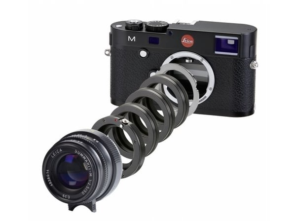 Novoflex Visoflex II/III til Leica M mellomring-sett
