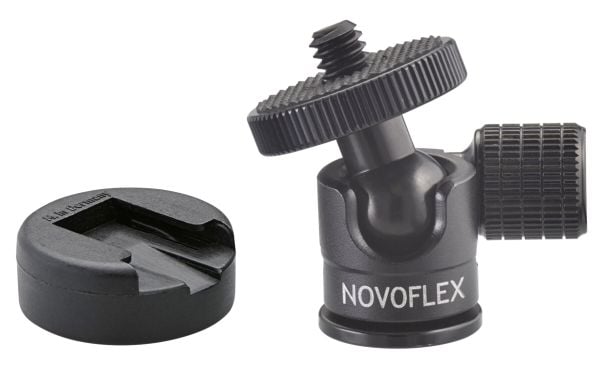 Novoflex M-NEIGER II, kaldskobeslag, svart, 1 kg, 1/4", 42 mm, 32 g
