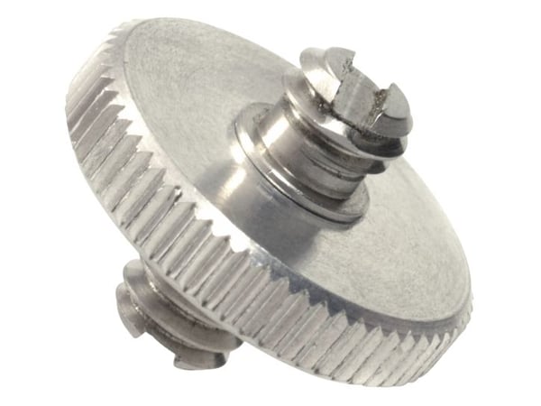 Kaiser Fototechnik 6014, Adapter for skofeste, Rustfritt stål, Rustfritt stål, 1/4", 16 mm