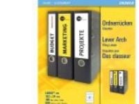 Avery L6060-100, Hvit, Selvklebende skriveretikett, A4, Papir, Laser/Blekkskriver, Permanent