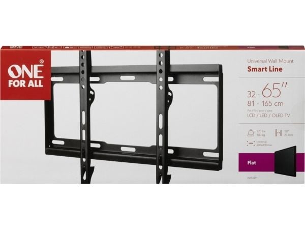One For All Smart WM 2411 - Monteringssett (veggmontering) - for flatpanel - skjermstørrelse: 32"-55" - veggmonterbar