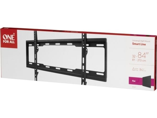 One For All Smart WM 2611 - Brakett - for flatpanel - skjermstørrelse: 32"-84" - veggmonterbar