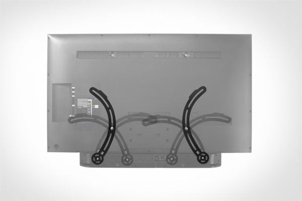 One For All WM 5211 - Asennussarja (2 kiinnikettä soundbarille) - soundbarille - näytön koko: 32"-84" - litteän paneelin yläosa, litteän paneelin a...