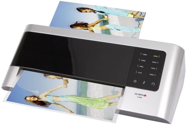 Olympia A 2048, 23 cm, Kaldlaminering, 5 min, 680 mm/min, 0,8 mm, 80 µm