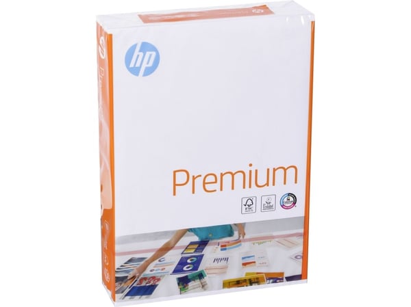 Printerpapir HP Premium A4 (210 x 297 mm) 80 g/m² hvid - (500 ark)