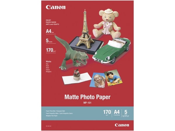 Canon MP-101 - Matt - A4 (210 x 297 mm) - 170 g/m² - 5 ark fotopapir - for PIXMA PRO-1, PRO-10, PRO-100