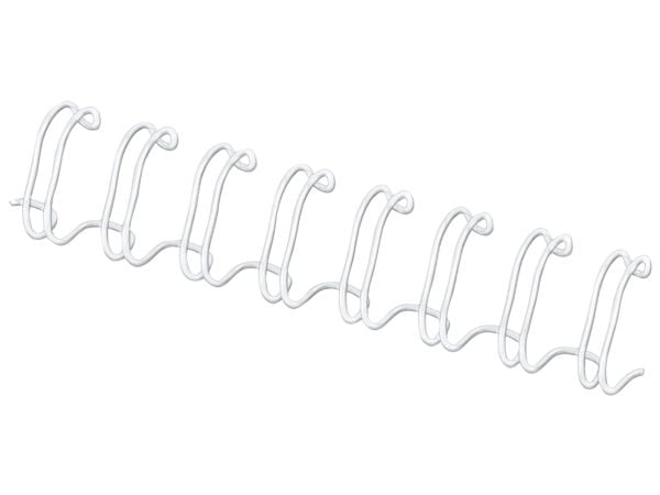 Fellowes - 12 mm - 297 mm - 34 ringer - A4 (210 x 297 mm) - 100 ark - hvit - 100 stk bindestreng - for Fellowes Galaxy E, Galaxy Wire, Quasar 130