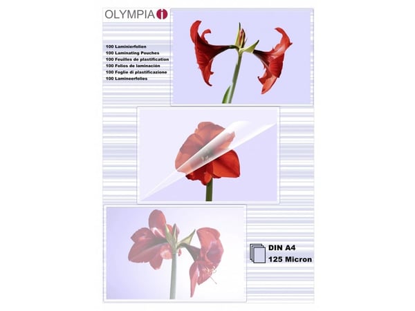 Lamineringslommer Olympia A4 (210x297 mm) - 100 stk./pakke
