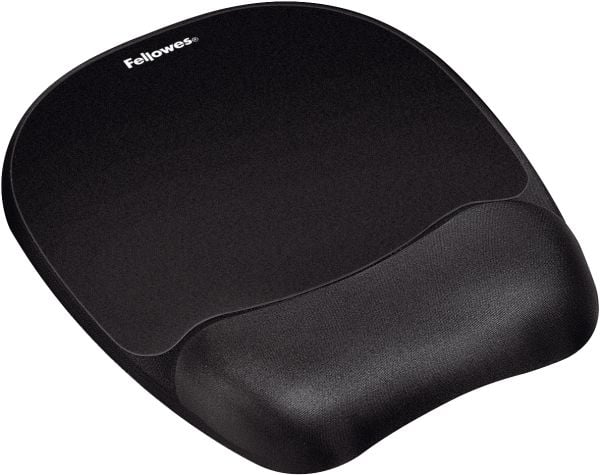 Fellowes Memory Foam - Musmatta med handledsstöd - svart