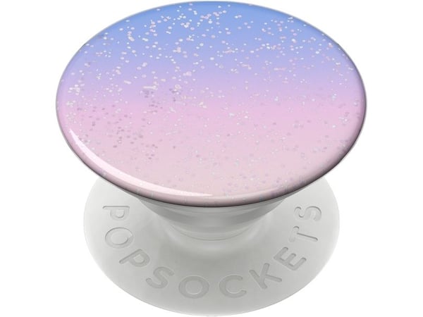 PopSockets Swappable PopGrip - Multifunksjonsholder for mobiltelefon - Glitter Morning Haze - multifarge