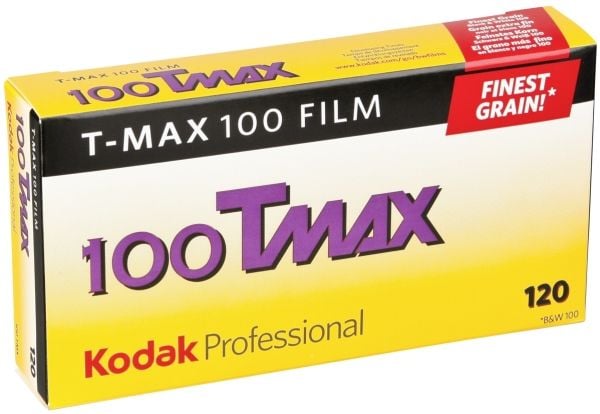 Kodak Professional T-Max 100 - Svart/hvit duplikatfilm - 120 (6 cm) - ISO 100 - 5 ruller