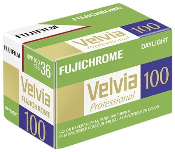 Fujifilm Fujichrome Velvia 100 Professional [RVP100] - Fargefilmbånd - 135 (35 mm) - ISO 100 - 36 eksponeringer