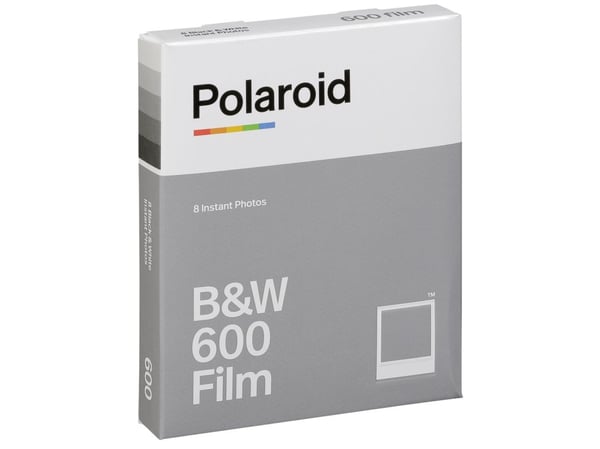 Polaroid - Svart/hvit hurtigvirkende film - 600 - ASA 640 - 8 eksponeringer