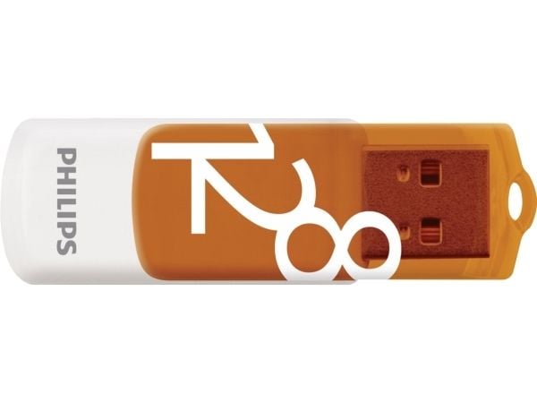 Philips FM12FD05B Vivid Edition 2.0 - USB-flashstasjon - 128 GB - USB 2.0 - snøhvitt