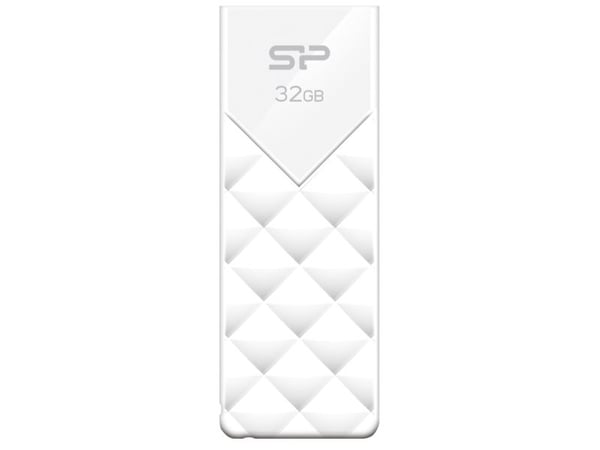 SILICON POWER Blaze B03 - USB-flashstasjon - 32 GB - USB 3.2 Gen 1 - hvit