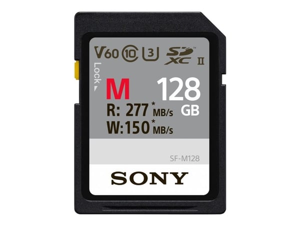 Sony SF-M Series SF-M128 - Flash-minneskort - 128 GB - UHS Class 3 / Class10 - SDXC UHS-II