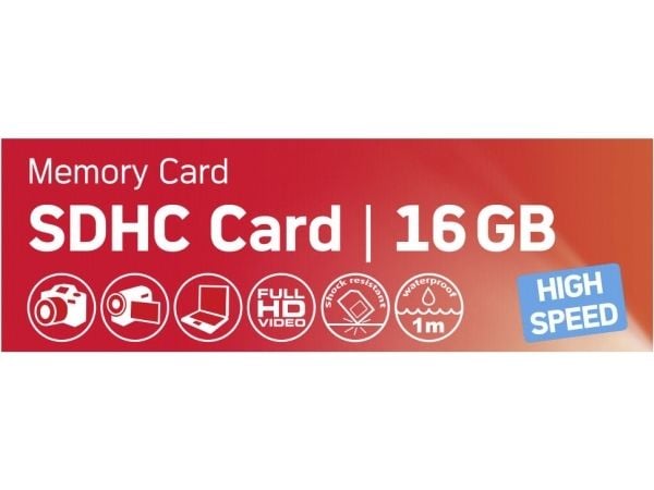 AgfaPhoto - Flashminnekort - 16 GB - Class 10 - SDHC