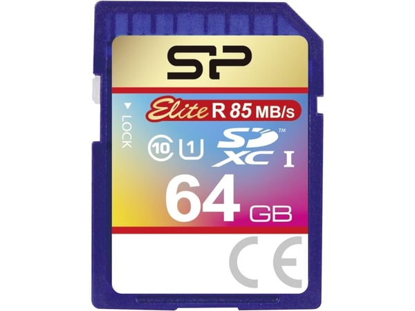 SILICON POWER Elite - Flashminnekort - 64 GB - Class 10 - SDXC UHS-I