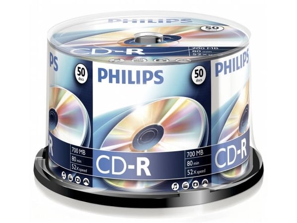 Philips CR7D5NB50 - 50 x CD-R - 700 MB (80 min) 52x - spindel