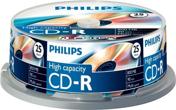 Philips CD-R CR8D8NB25/00, 800 MB