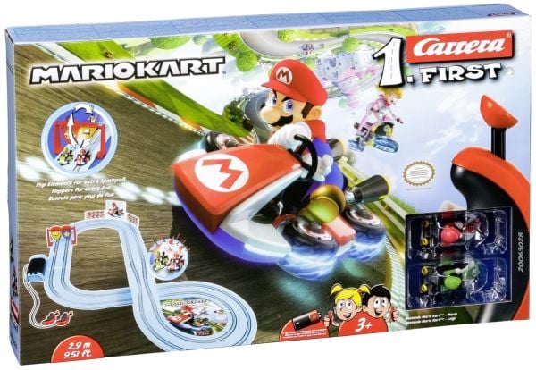 Carrera RC Nintendo Mario Kart, Kjøretøy og banesett, 3 år, Plast, Blå, Grønn, Rød