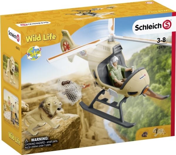 Schleich Wild Life 42476 Animal Rescue Helicopter