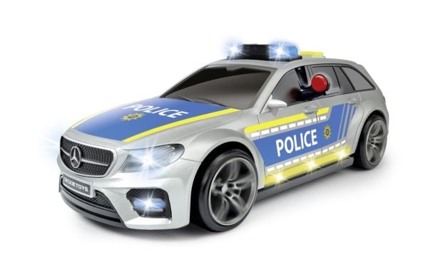 Dickie Toys Mercedes Benz E43 AMG Police, Bil, Police, 3 år, Sort, Blå, Sølv, Gult