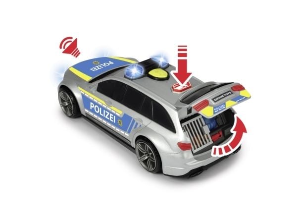 Dickie Toys Mercedes Benz E43 AMG Police, Bil, Police, 3 år, Sort, Blå, Sølv, Gult