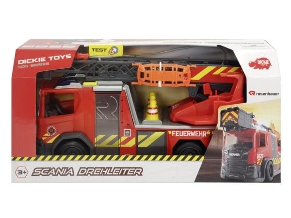 Dickie Toys 203716017, Brannbil, 3 år, Sort, Grå, Rød