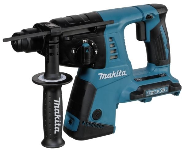 Makita DHR263Z - Pyörivä vasara - akkukäyttöinen - 3 toimintatilaa - SDS-plus - 2,5 Joule - ei akkua - 18 V
