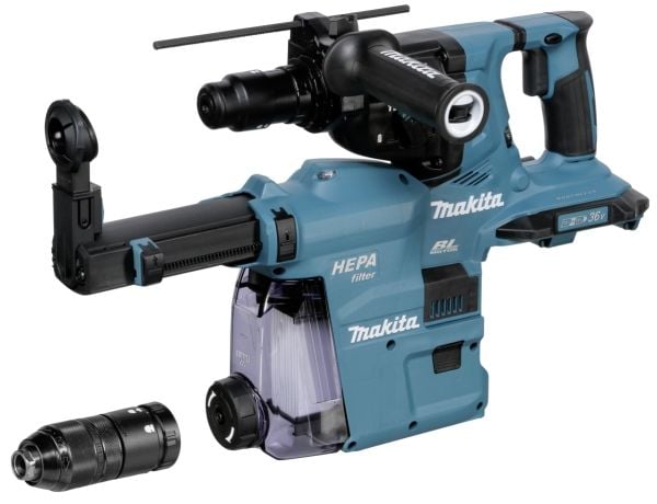 Makita DHR283ZWJU - Roterende hammer - trådløs - 3-modus - SDS-plus - 2.9 joule - uten batteri - 18 V