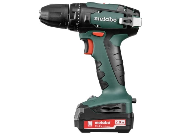 Metabo BS 14.4, Skrupistol, Pistolhåndtak, Sort, Grønn, Rød, 1500 RPM, 400 RPM, 20 Nm
