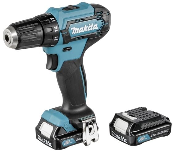 Makita DF333DSAE, Boremaskin med pistolgrep, Nøkkelløs, 1 cm, 1700 RPM, 2,1 cm, 1 cm