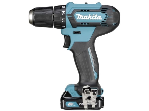 Makita DF333DSAE, Boremaskin med pistolgrep, Nøkkelløs, 1 cm, 1700 RPM, 2,1 cm, 1 cm
