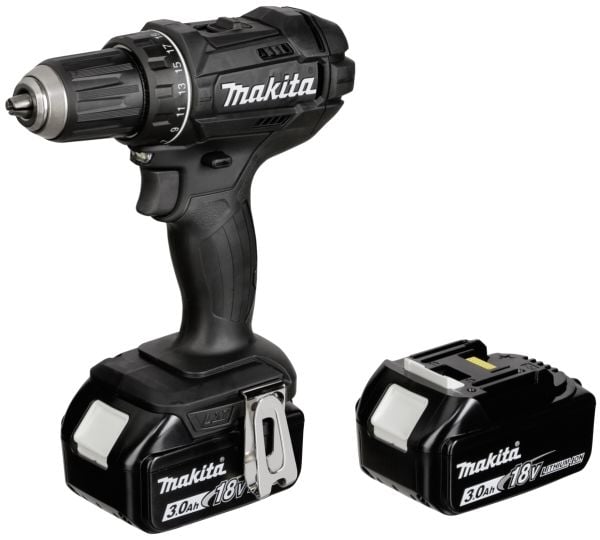 Makita DDF482RFEB - Drill/driver - trådløs 13 mm - 62 N·m - 2 batterier - 18 V
