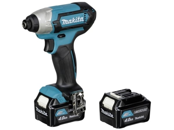 Makita TD110DSMJ - Støtskiftenøkkel - trådløs - 1/4" sekskantspor - 110 N·m - 2 batterier - 10.8 V
