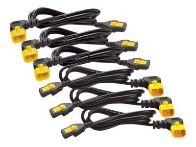 APC - Strömkabel - power IEC 60320 C13 till IEC 60320 C14 - 10 A - 1.83 m - 90° anslutning - svart - Världsomspännande - för P/N: SCL500RMI1U, SCL5...