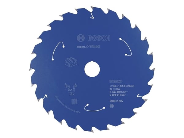 Bosch SIRKULSAG EXP ACCU TRE 165X20X1,5MM 24T