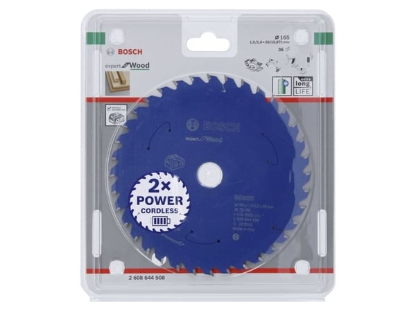 Bosch Expert for Wood - Sirkelformet sagblad - for tre - 165 mm - 36 tenner