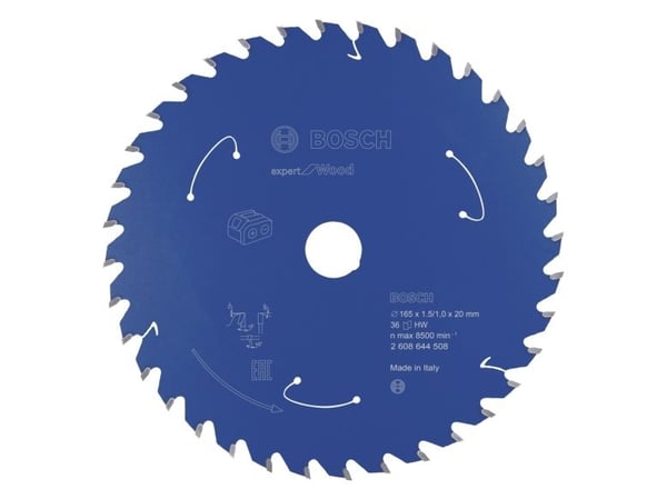 Bosch Expert for Wood - Sirkelformet sagblad - for tre - 165 mm - 36 tenner