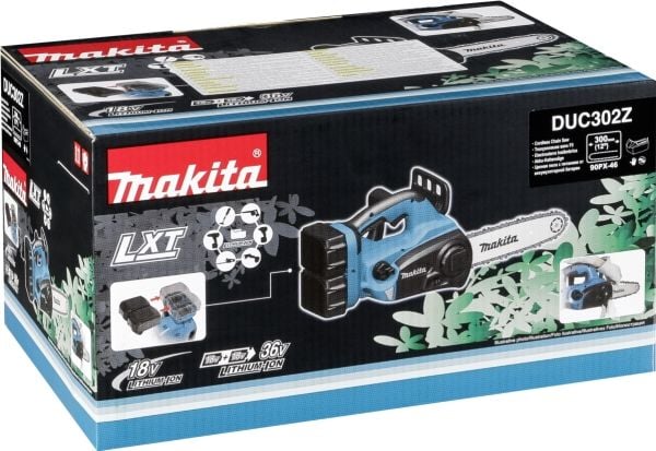 Makita DUC302Z, 4500 RPM, 28 cm, 30 cm, 1,1 mm, 8,3 m/s, 76,2 / 8 mm (3 / 8")