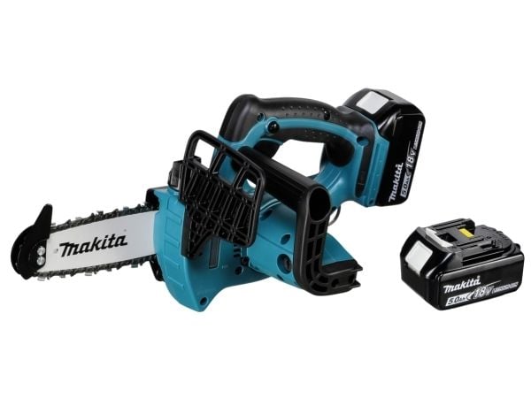 Makita DUC122RTE, 11,5 cm, 5 m/s, 25,4 / 4 mm (1 / 4"), Sort, Blå, Batteri, 5 At